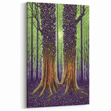 Abstract Floral Wall Art - Contemporary Botanical Canvas Design