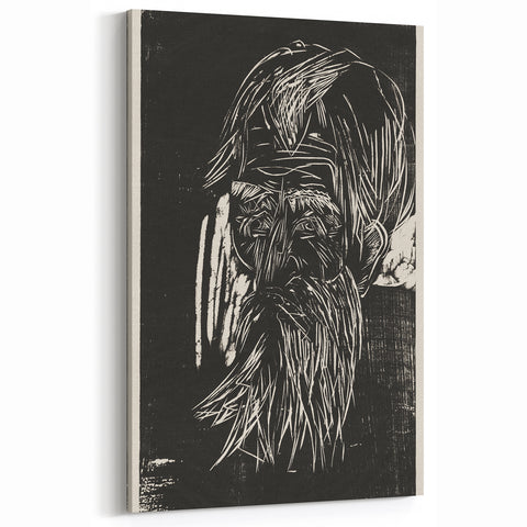 Expressionist Art: Father Müller by Ernst Ludwig Kirchner Print