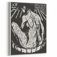 Expressionist Art: Female Nude by Ernst Ludwig Kirchner Print