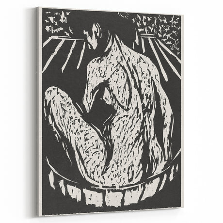 Expressionist Art: Female Nude by Ernst Ludwig Kirchner Print
