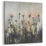 Soft Abstract Floral Canvas - Modern Botanical Wall Decor
