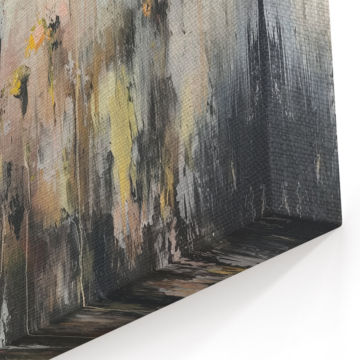 Soft Abstract Floral Canvas - Modern Botanical Wall Decor