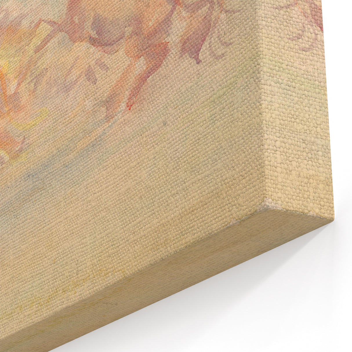 Expressionist Art: Galloping Horses on Pastel Canvas - Modern Elegance