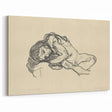 Expressionist Sketch of Reclining Woman – Modern Expressionism Print