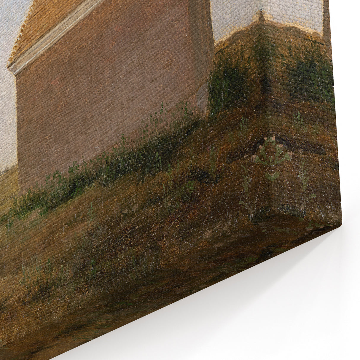 Romanticism Art: Newmarket Heath Landscape by George Stubbs