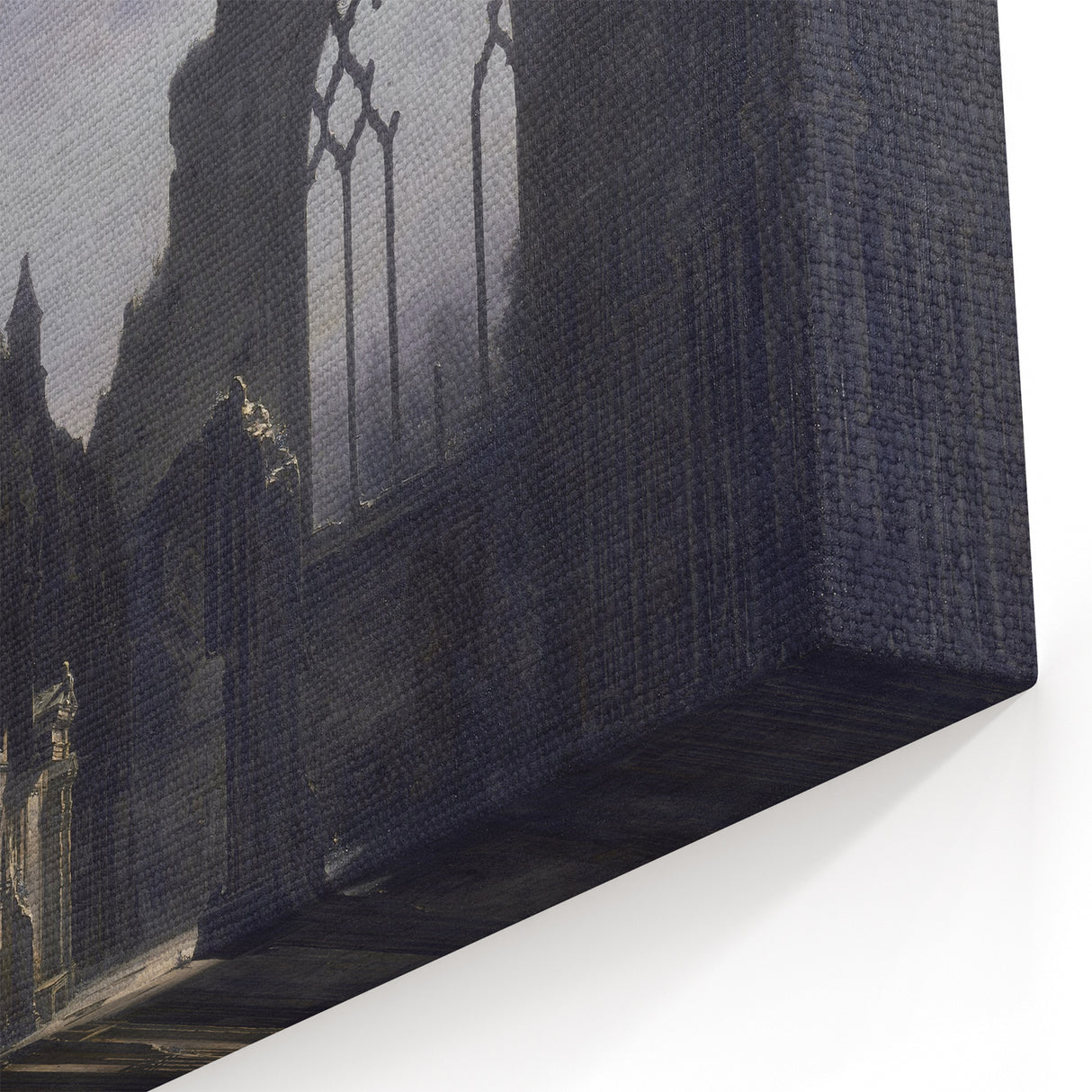 The Ruins of Holyrood Chapel - Romanticism Era Canvas Print