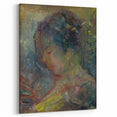 Expressionist Art - Abstract Portrait in Soft Vibrant Hues