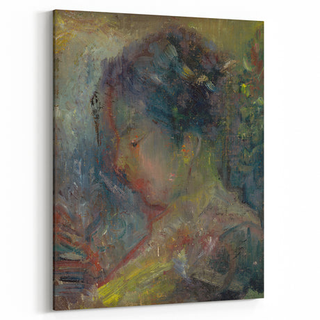 Expressionist Art - Abstract Portrait in Soft Vibrant Hues