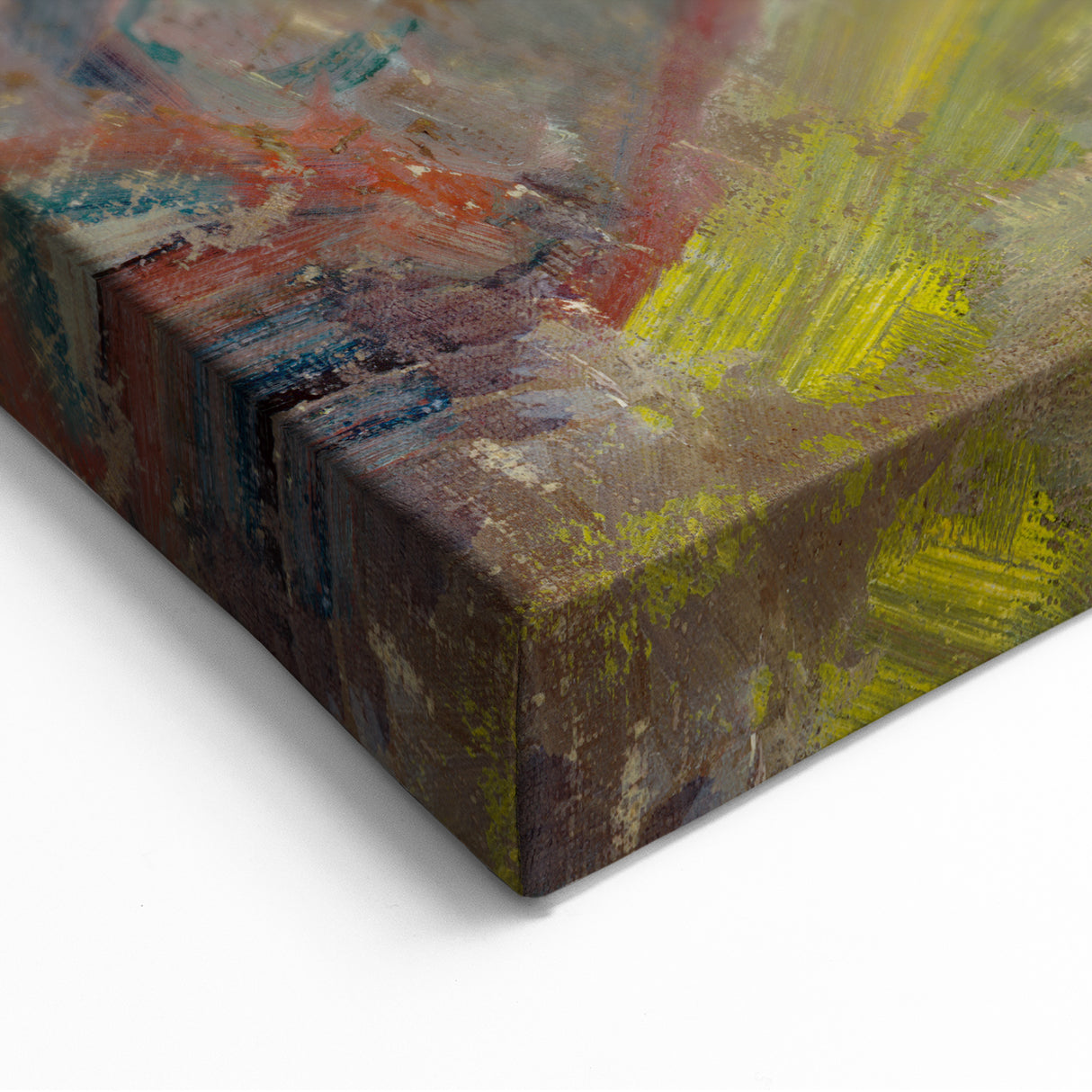 Expressionist Art - Abstract Portrait in Soft Vibrant Hues