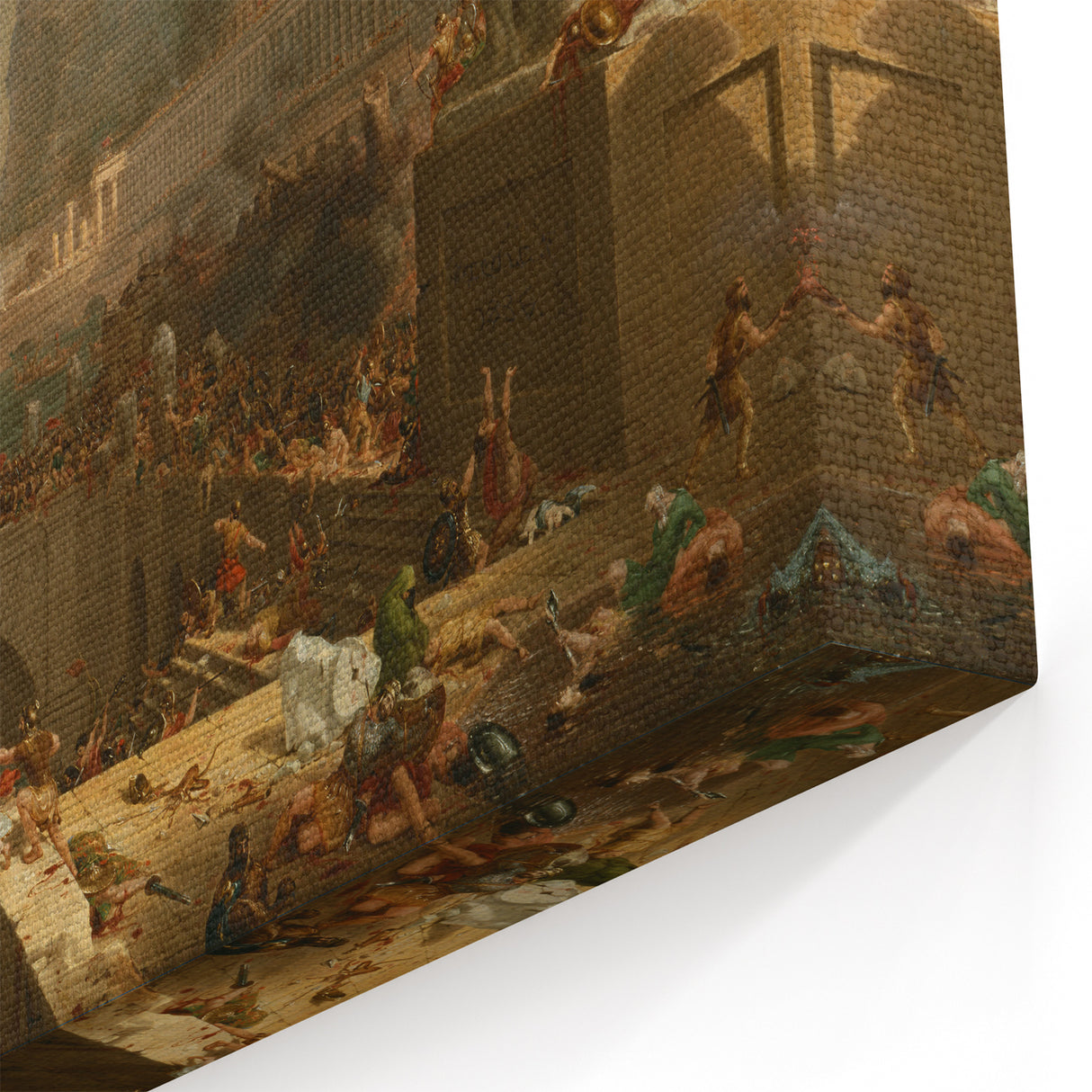 The Course of Empire: Destruction - Romanticism Historical Art Canvas