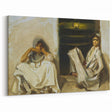 Classic Romantic Paintings: Two Arab Women - Historical Romanticism Canvas