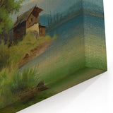 Famous Romantic Era Art: Alpine Landscape - Romanticism Canvas Print