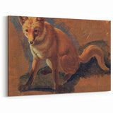Romantic Art Prints: Lying Cat for a Dish - Historical Wall Art