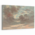 Romanticism Art: Stormy Sunset Cloud Study by John Constable