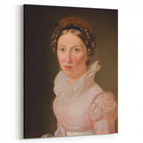 Romantic Art Prints: Suzanne Juel Portrait - Classic Romanticism Canvas