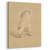 Romanticism Art: Alexander Hamilton Hand Study Canvas Print
