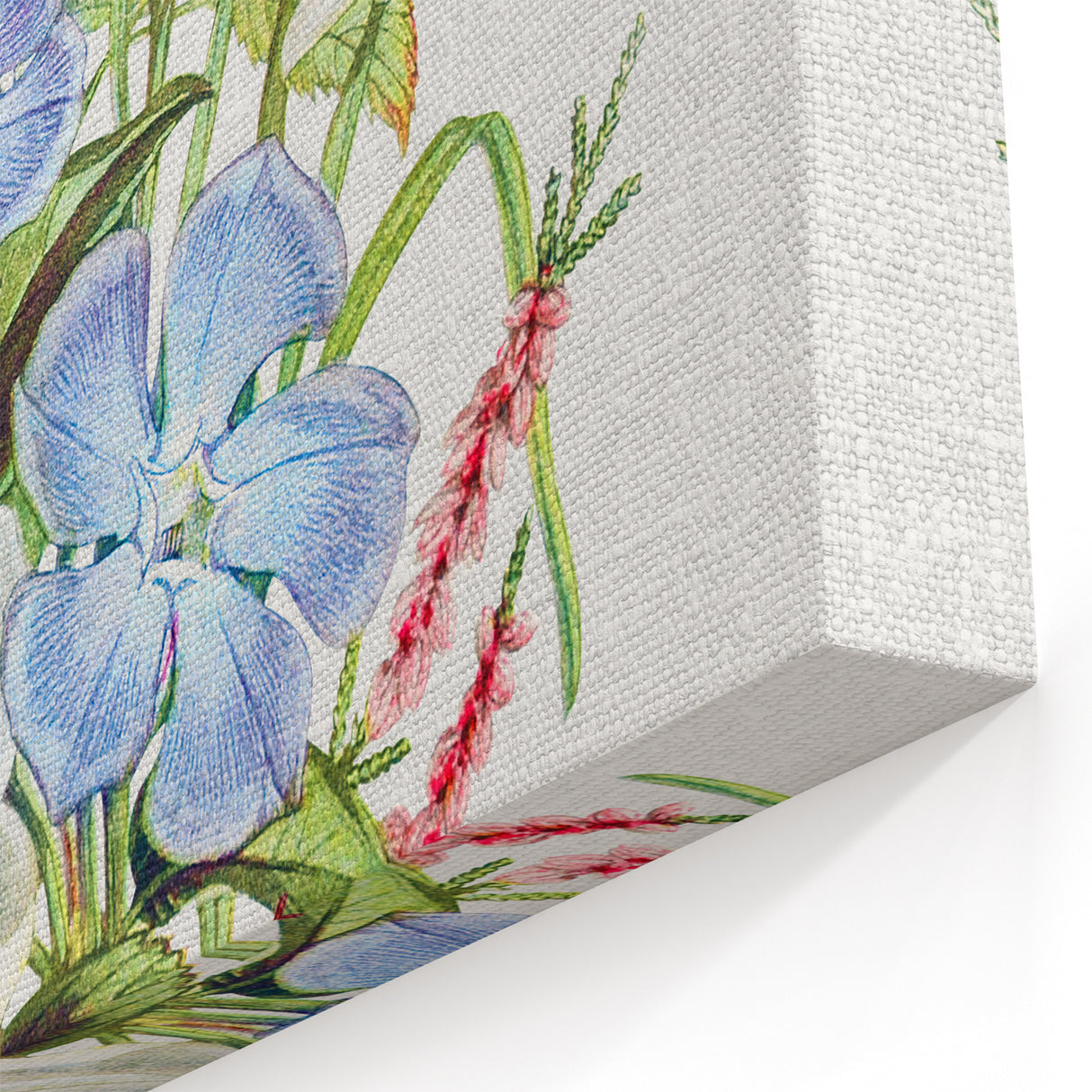 Romanticism Art: Floral Bouquet Illustration Canvas Print