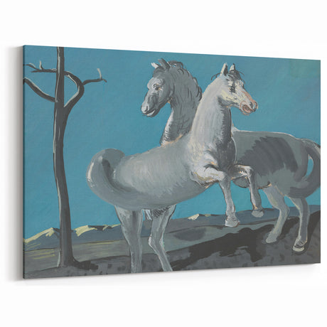 Expressionist Horses Art | Majerník Study of a Horse Painting