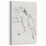 Impressionism Wall Art - Elegant Line Portrait - French Impressionist Art