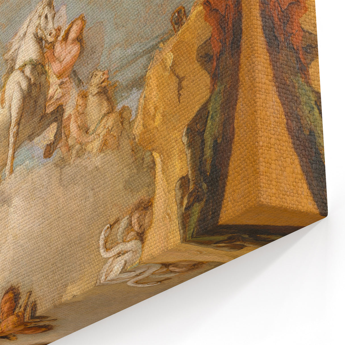 Romanticism Art: The Chariot of Aurora by Tiepolo Canvas Print