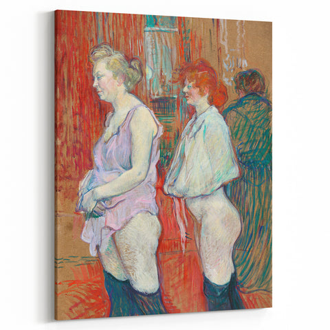 Impressionist Wall Art - Rue des Moulins by Toulouse-Lautrec - French Art