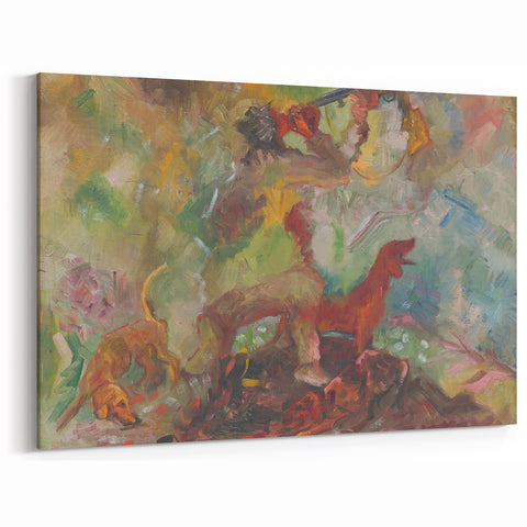 Abstract Expressionism - Hunter by Arnold Peter Weisz-Kubínčan