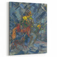 Expressionism Wall Art - Hunter in Blue Forest by Arnold Peter Weisz