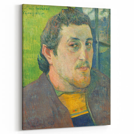 Impressionist Wall Art - Gauguin Self-Portrait Dedicated to Carrière