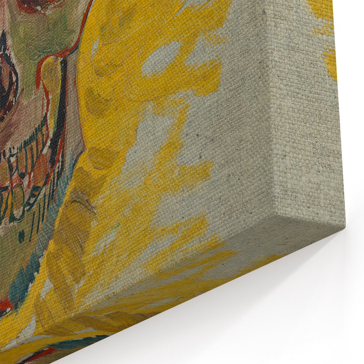Expressionist Wall Art - Van Gogh Skull Profile - Bold Impressionism