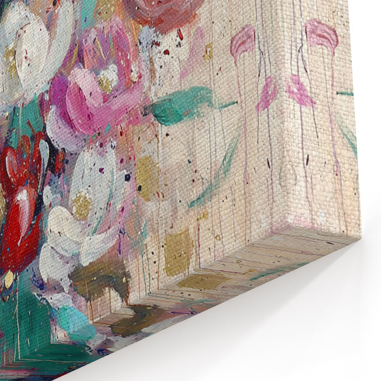 Elegant Abstract Floral Bouquet - Modern Botanical Wall Decor