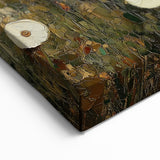 Earthy Abstract Floral Canvas - Serene Botanical Wall Decor