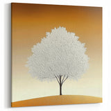 Elegant Tree Abstract Canvas - Minimalist Botanical Wall Art