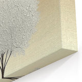 Elegant Tree Abstract Canvas - Minimalist Botanical Wall Art
