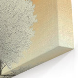 Minimalist Tree Wall Art - Elegant Abstract Botanical Canvas