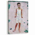 Modern Wall Art - Minimalist Childhood Portrait with Subtle Tones