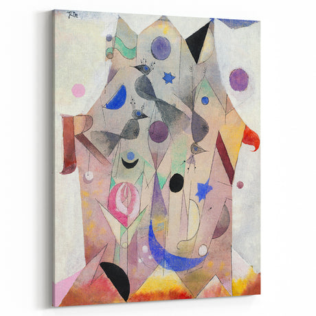 Abstract Modern Art Print - Persian Nightingales by Paul Klee - Modern Wall Art