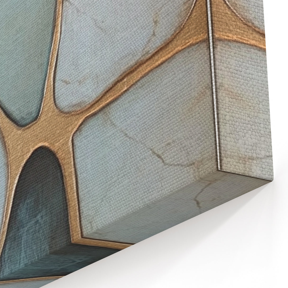 Modern Pebble Abstract Design - Geometric Canvas Wall Art