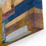 Colorful Collage Abstract Design - Geometric Wall Art