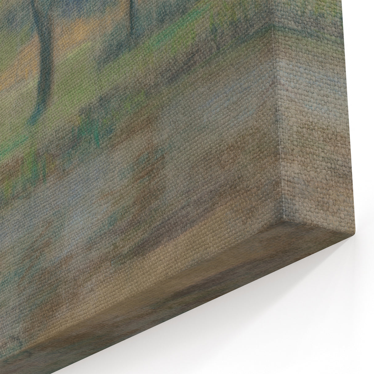 Modern Wall Art: Trees by the River – Serene Abstract Landscape