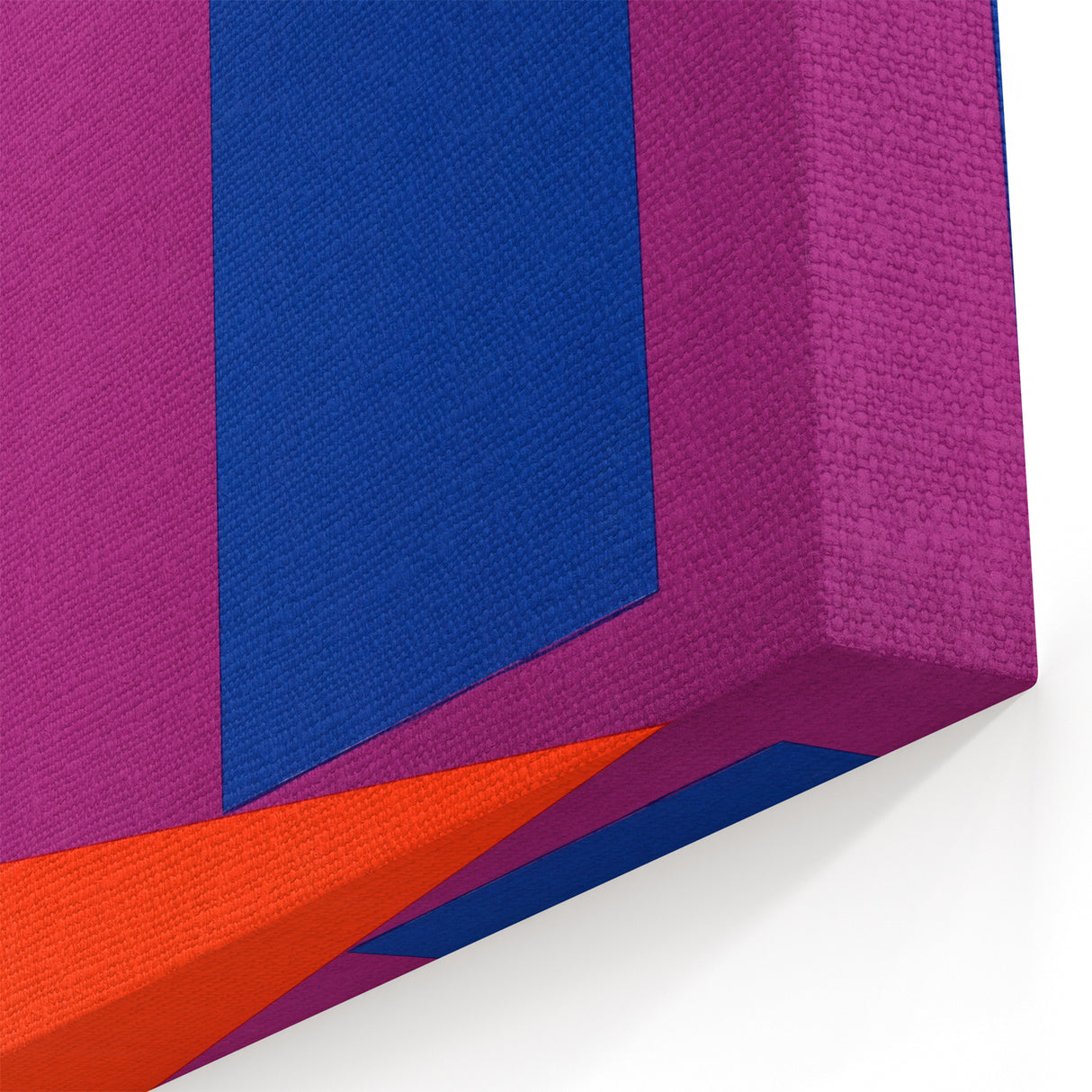 Modern Wall Art: Abstract Geometric Design – Bold Mid-Century Colors
