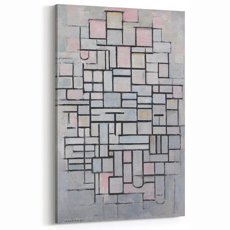 Modern Wall Art: Piet Mondrian's Composition No. IV – Abstract Geometry