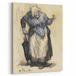 Modern Wall Art: William Glackens’ Sketch – Expressive Charcoal Drawing