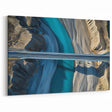 Scenic Aerial Bridge Wall Art – Serene River Landscape