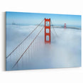 Scenic Bridge Art – Golden Gate in the Clouds