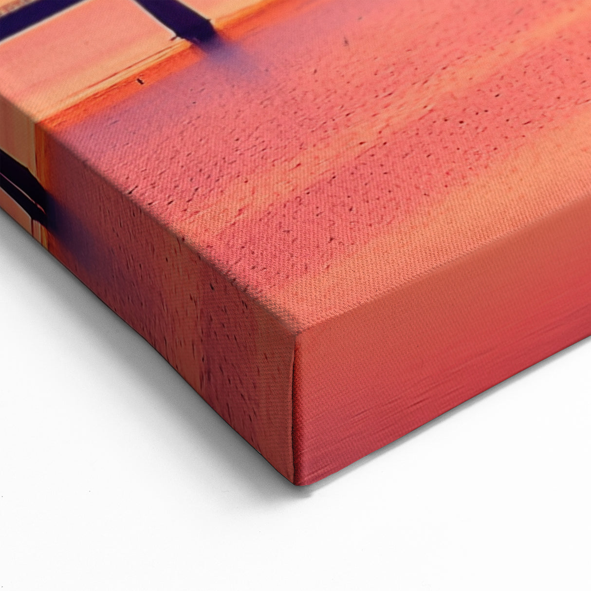 Scenic Bridge Art – Sunset Glow Over Tranquil Waters