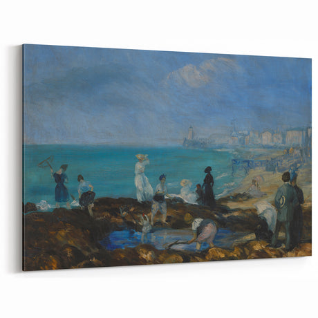 Modern Wall Art – Serene Beach at Dieppe Scene