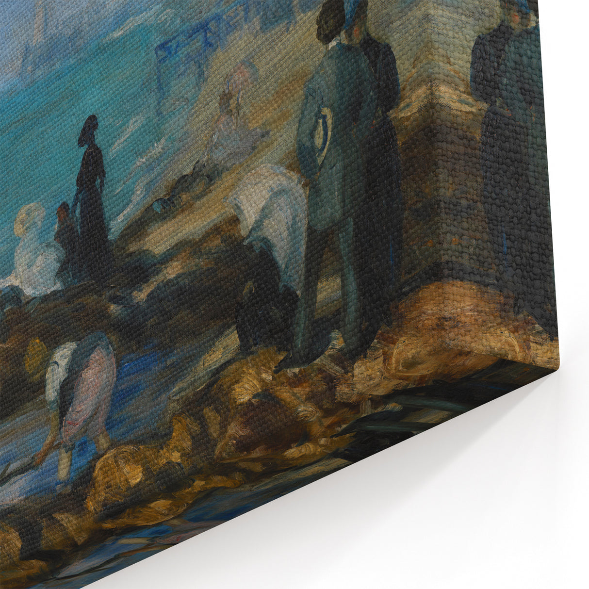 Modern Wall Art – Serene Beach at Dieppe Scene