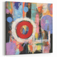 Abstract Circles in Vibrant Pastels - Modern Geometric Wall Art