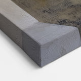 Abstract Neutral Geometric Blocks - Modern Wall Art