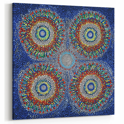 Modern Geometric Art Prints - Vibrant Contemporary Wall Decor